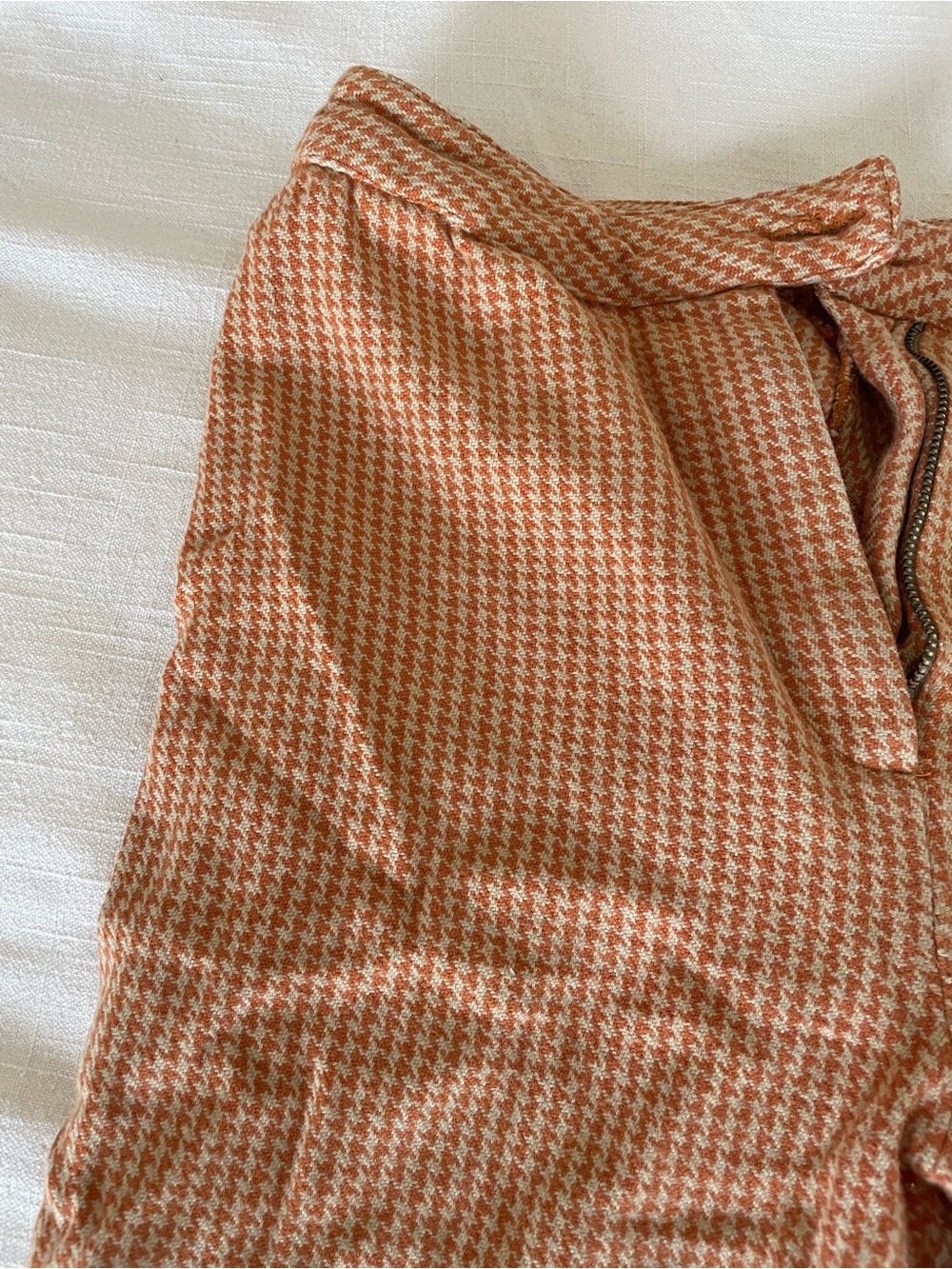 Mara Hoffman Orange and Cream pants